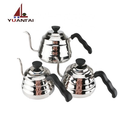 European hot style custom logo coffeepot Stainless steel Functional Coffeepot