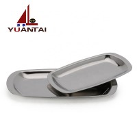 High quality food dish Korean hot style stainless dish Stainless steel Barbecue dish