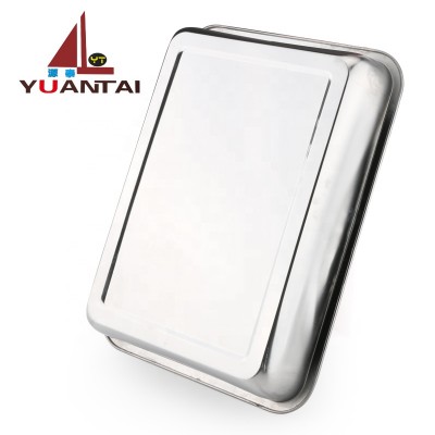 Factory price stainless plates set commercial dinner plates serving dishes