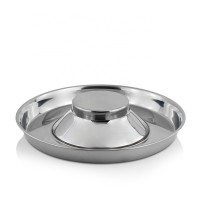 Healthy Eating Food Water Bloat Stop Slow Pet Feeders Bowl Stainless Steel Pet Dog Bowls for Custom