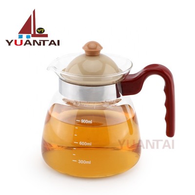 European hot style infuser teapot samadoyo High quality small glass teapot