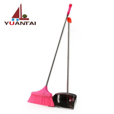 2019 new wholesale stainless steel dustpan broom and dustpan sets