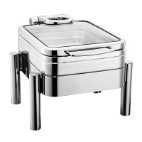 realwin modern design stainless steel buffet chafing dish food warmer