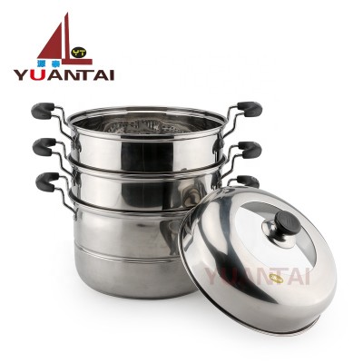 event steam pot European Three Layers Food Steamer steam cooking pot