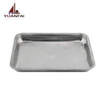 Factory price hot style square dish plate metal plate serving tray